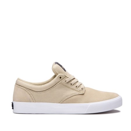 Supra Chino Pisket Krem Skatesko Dame [NO-6-R026]
